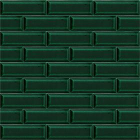 Armada Çini 7x21 cm Metro Yeşil Desenli Çini Seramik Karo