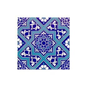 Armada Çini Ac 12 20x20 cm Selçuk Yıldız Geçme Desenli Çini Karo
