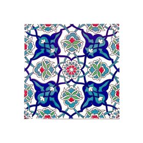 Armada Çini Ac 27 20x20 cm Kütahya Çini Rumi Desenli İznik Çini Karo
