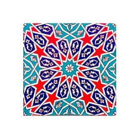 Armada Çini Ac 28 20x20 cm Geometrik Desenli İznik Kırmızı Çini Karo