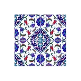 Armada Çini Ac 44 20x20 cm Osmanlı İznik Desen Kütahya Çini Karo