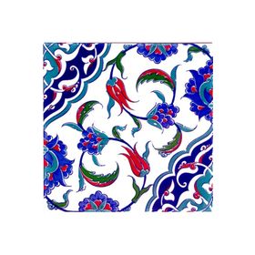 Armada Çini Ac 44 20x20 cm Osmanlı İznik Desen Kütahya Çini Karo