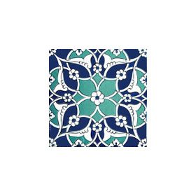 Armada Çini Ac 80 20x20 cm Selçuklu İznik Desen Kütahya Çini Karo