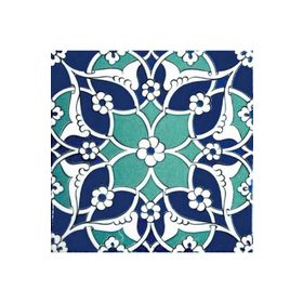 Armada Çini Ac 80 20x20 cm Selçuklu İznik Desen Kütahya Çini Karo