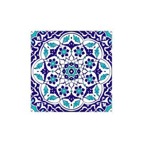 Armada Çini Ac 92 20x20 cm Osmanlı Mavi Beyaz Kütahya Çini Karo