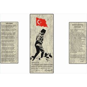 Armada Çini Atatürk Köşesi Digital Seramik Baskı Pano Çalışması