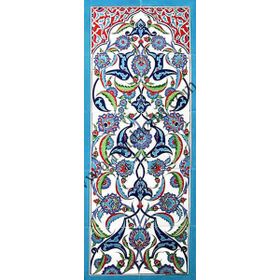Armada Çini ED-701 40X100 Cm Rumi Eldekoru Çini Pano