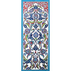 Armada Çini ED-701 40X100 Cm Rumi Eldekoru Çini Pano