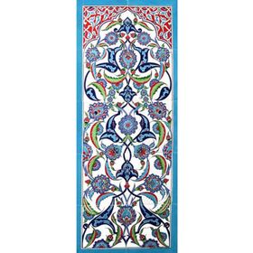 Armada Çini ED-701 40X100 Cm Rumi Eldekoru Çini Pano
