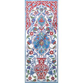 Armada Çini ED-703 40X100 Cm Saksılı Eldekoru Çini Pano