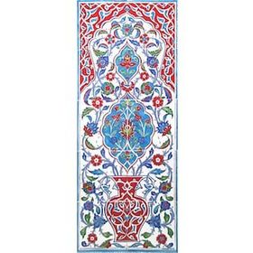 Armada Çini ED-703 40X100 Cm Saksılı Eldekoru Çini Pano