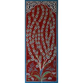 Armada Çini ED-708 40X100 Cm Hayat Ağacı Eldekoru Çini Pano