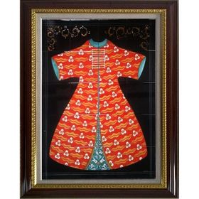 Armada Çini ED680 Kırmızı Cintemani Kaftan 80x100 cm Çini Pano