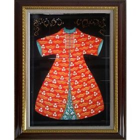 Armada Çini ED680 Kırmızı Cintemani Kaftan 80x100 cm Çini Pano