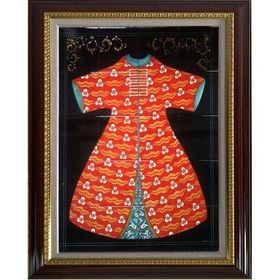Armada Çini ED680 Kırmızı Cintemani Kaftan 80x100 cm Çini Pano