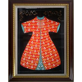 Armada Çini ED680 Kırmızı Cintemani Kaftan 80x100 cm Çini Pano