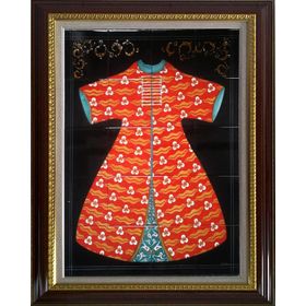 Armada Çini ED680 Kırmızı Cintemani Kaftan 80x100 cm Çini Pano