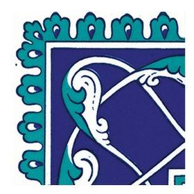 Armada Çini KSK 44 10x10 cm Klasik Rumi Desenli Çini Bordür Köşesi