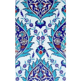 Armada Çini SP 417 25x40 cm Mavi Göbekli Kütahya İznik Çini Karo