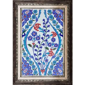 Armada Çini SP 418 25x40 cm Göbekli Kütahya İznik Çini Seramik Karo