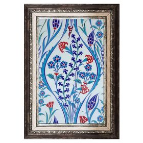 Armada Çini Sp 419 Mavi Beyaz Renk Kütahya İznik Çini 25x40 cm Karo