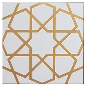 Armada Çini Sp 89 Beyaz Metalik Kütahya Çinisi 20x20 cm Karo