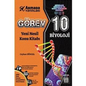 Armada Yayınları - 10. Sınıf Görev Biyoloji Yeni Nesil Konu Kitabı