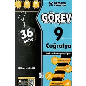 Armada Yayınları - 9. Sınıf Görev Coğrafya Yeni Nesil Çalışma Föyleri