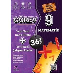 Armada Yayınları 9. Sınıf Görev Matematik Yeni Nesil Konu Kitabı ve Çalışma Föyleri