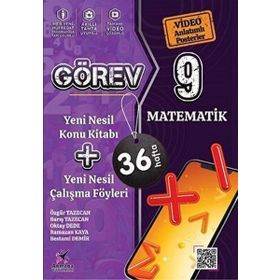 Armada Yayınları 9. Sınıf Görev Matematik Yeni Nesil Konu Kitabı ve Çalışma Föyleri