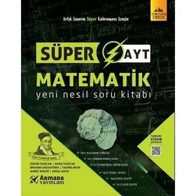 Armada Yayınları - Süper AYT Matematik Yeni Nesil Soru Kitabı