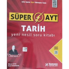 Armada Yayınları Süper AYT Tarih Yeni Nesil Soru Kitabı