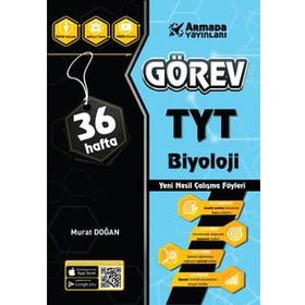 Armada Yayınları TYT Biyoloji Görev Yeni Nesil Çalışma Föyleri