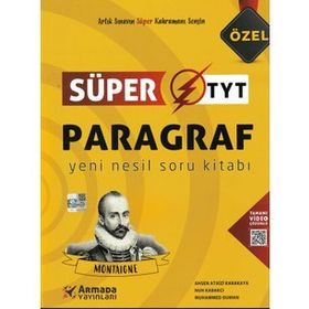 Armada Yayınları TYT Paragraf Süper Soru Kitabı