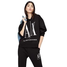 Armani 1200 Exchange Erkek Icon Tracksuit Bottom Siyah Spor Pantolonu