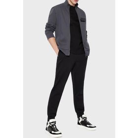 Armani 6LZPBE 1200-BLACK Exchange Standart Siyah Erkek Eşofman Altı
