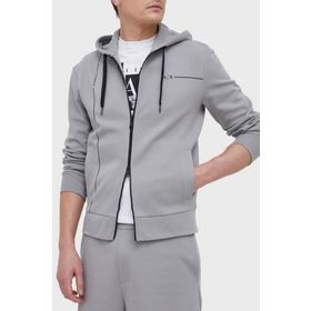 Armani Exchange 3RZMBB 1913-ZINC Kapüşon Yaka Gri Erkek Sweatshirt