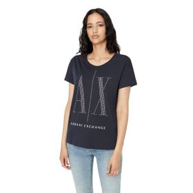 Armani Exchange 6RYT22 Erkek Mavi Polo Tişört