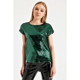 Armani Exchange 6ZYH16 YNFNZ 1833 Yeşil Kadın Bluz
