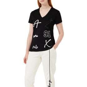 Armani Exchange 8NYT74Y8C7Z Erkek Siyah Polo Tişört
