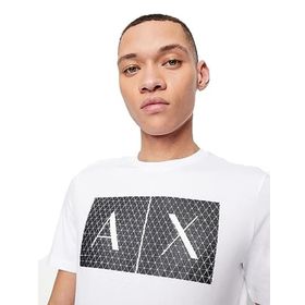 Armani Exchange 8NZTCKZ8H4Z1100 Erkek White Polo Tişört