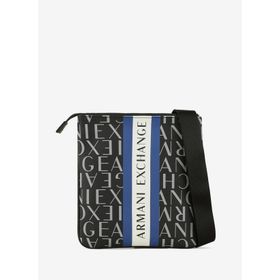 Armani Exchange 952397-CC831 Suni Deri Siyah Erkek Postacı Çantası