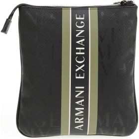 Armani Exchange 952397-CC831 Suni Deri Siyah Erkek Postacı Çantası