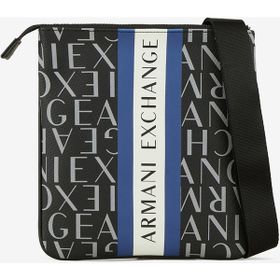 Armani Exchange 952397-CC831 Suni Deri Siyah Erkek Postacı Çantası