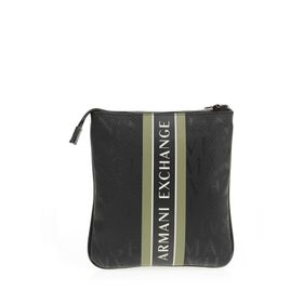 Armani Exchange 952397-CC831 Suni Deri Siyah Erkek Postacı Çantası