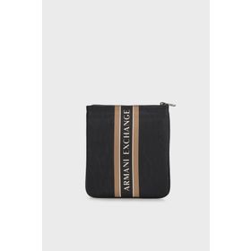 Armani Exchange 952397-CC831 Suni Deri Siyah Erkek Postacı Çantası
