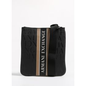 Armani Exchange 952397-CC831 Suni Deri Siyah Erkek Postacı Çantası