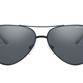 Armani Exchange AX2034S Aviator Siyah Açık Gri Aynalı Erkek Güneş Gözlüğü