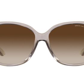 Armani Exchange AX4029S Oval Şeffaf Tundra Gradyan Kahverengi Kadın Güneş Gözlüğü