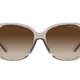 Armani Exchange AX4029S Oval Şeffaf Tundra Gradyan Kahverengi Kadın Güneş Gözlüğü